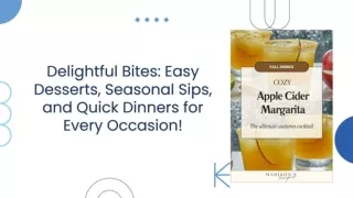Easy dessert recipes
