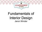 Fundamentals of Interior DesignJaron Winder