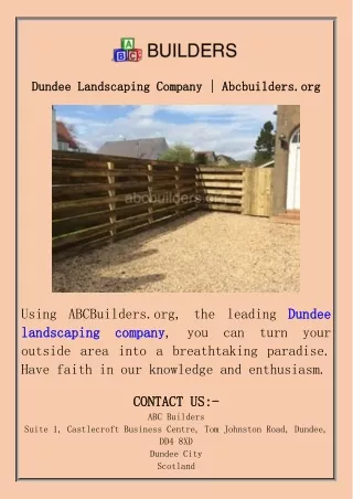 Dundee Landscaping Company  Abcbuilders.org
