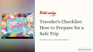 Travelers-Checklist-How-to-Prepare-for-a-Safe-Trip