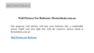 Wall Pictures For Bedroom | Bestartdeals.com.au