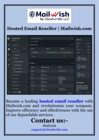 Hosted Email Reseller  Mailwish.com