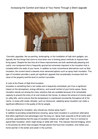 IncreasingtheComfortandValueofYourHomeThroughaSilentUpgrade