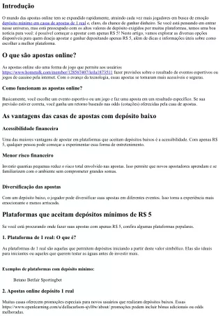 “Aposte e ganhe depositando apenas R$ 5”