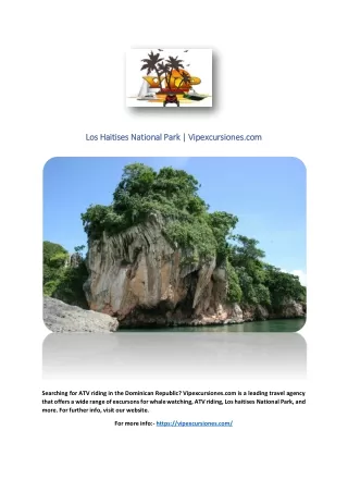 Los Haitises National Park | Vipexcursiones.com