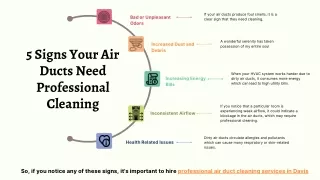 5 Signs Your Air Ducts Need Professional Cleaning