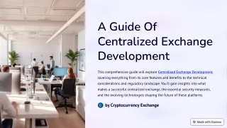 A-Guide-Of-Centralized-Exchange-Development
