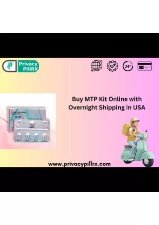 Buy MTP Kit Online with Overnight Shipping in USA