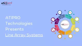 ATI Pro Technologies: Advanced Line Array Systems for Superior Sound Solutions