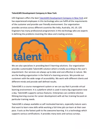 TalentLMS Development Company in New York