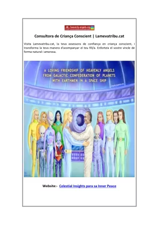 Celestial Insights para sa Inner Peace Angels-light