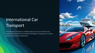 International Car Transport
