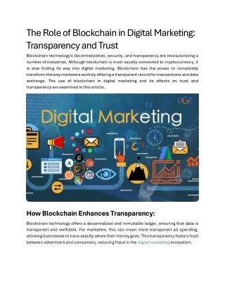 Cgit_The Role of Blockchain in Digital Marketing- Transparency and Trust_Jambu