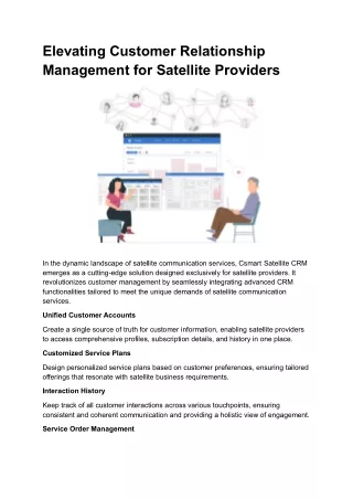 Elevating Customer Relationship Management for Satellite Providers