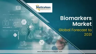 Biomarkers Market to be Worth $201.33 Billion by 2031