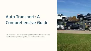 Auto Transport Tips
