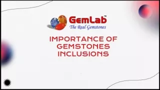 importance of gemstones inclusion