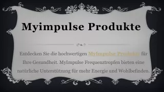 Myimpulse Produkte