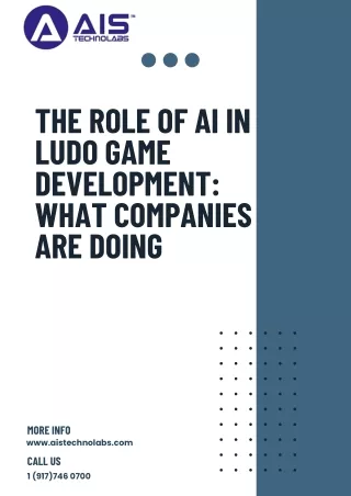 The Role of AI in Ludo Game Development: What Companies Are Doing