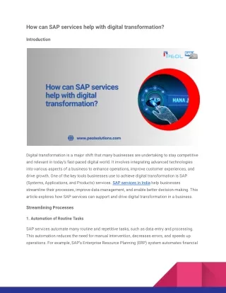 How can SAP services help with digital transformation_