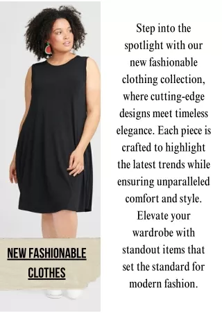 New Fashionable Clothing: Embrace the Latest Trends