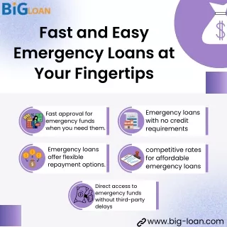 Instant Emergency Loans with BigLoan – No Stress, Just Solutions