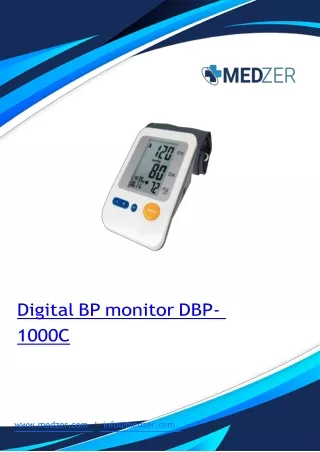 Digital BP monitor Automatic pressurization