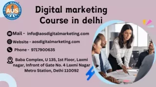 digital marketing course in delhi at Aos