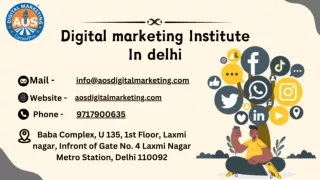 Digital marketing Institute in delhi at Aos
