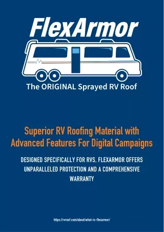 FlexArmor: The Ultimate RV Roofing Material for Unmatched Protection