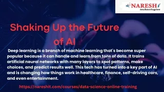 Shaking up the future of Ai NareshIT