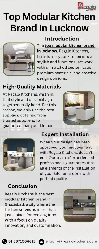 Top Modular Kitchen Brand In Lucknow