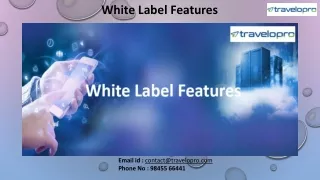 White Label Features