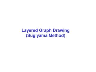 Layered Graph Drawing (Sugiyama Method)