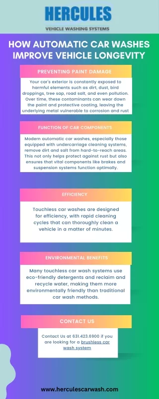 How Automatic Car Washes Improve Vehicle Longevity