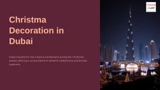 Christmas Decorations in Dubai | 045490505