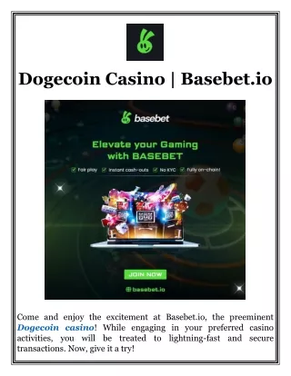 Dogecoin Casino  Basebet.io