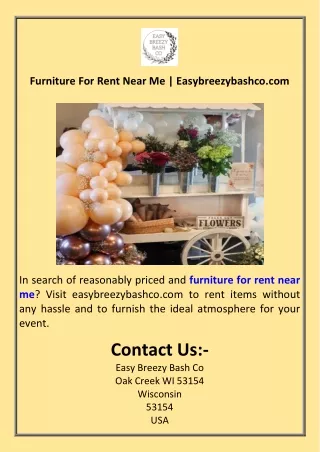 Furniture For Rent Near Me  Easybreezybashco.com