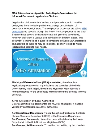 MEA Attestation vs. Apostille- An In-Depth Comparison for Informed Document Legalization Choices.docx