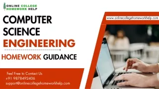 Receive Immediate Online Help for Your Computer Science Engineering Homework