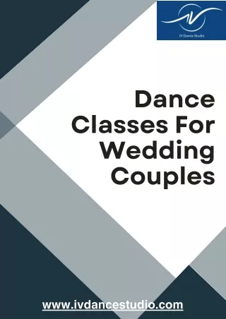 Learn the Perfect Moves with Dance Classes for Wedding Couples