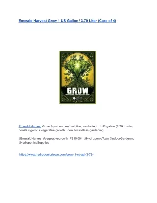 Emerald Harvest Grow 1 US Gallon _ 3 (1)