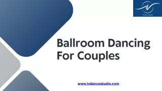 Learn Ballroom Dancing for Couples with Graceful Steps for Beginners