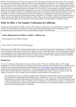 1 165 Vehicle Confirmations California Dmv