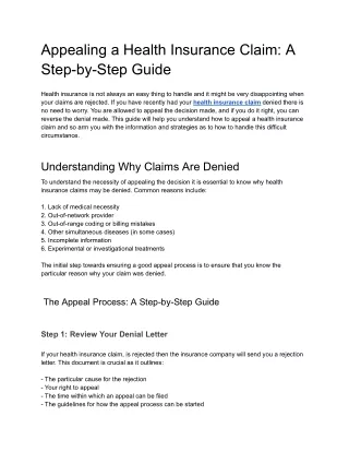 How to File a Health Insurance Claim | Sunstone Guide