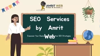 best SEO Services provide company in mohali by Amrit Web