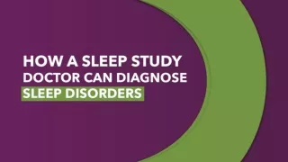 Techniques for Identifying Sleep Disorders