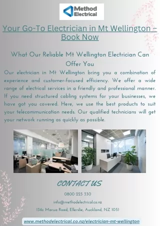 Your Go-To Electrician in Mt Wellington – Book Now!