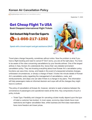 skybluetrips.com-Korean Air Refund Policy