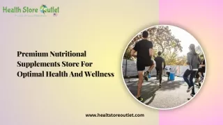 Premium Nutritional Supplements Store For Optimal Health And Wellness